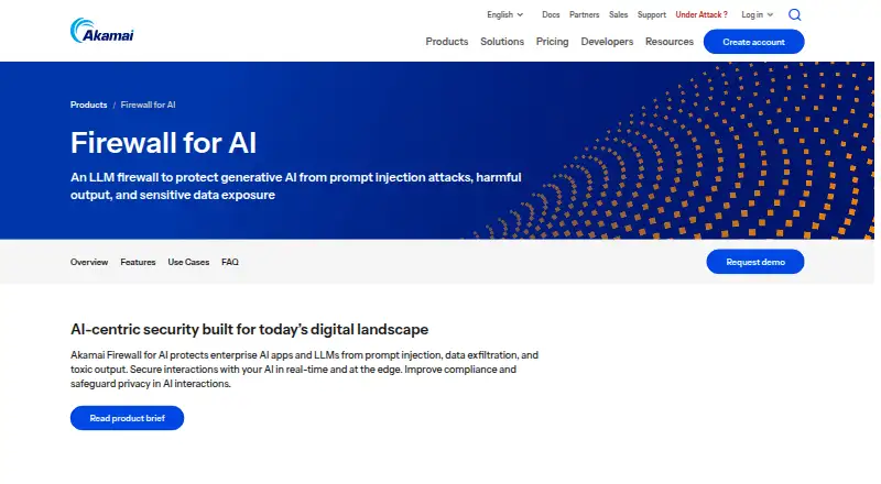 Akamai Firewall for AI's own site