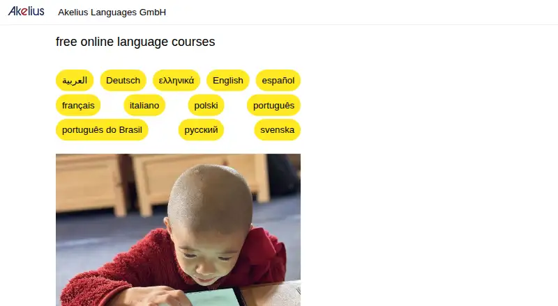 Akelius Languages's own site