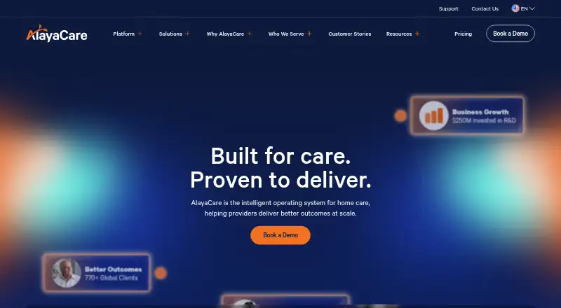 AlayaCare's own site