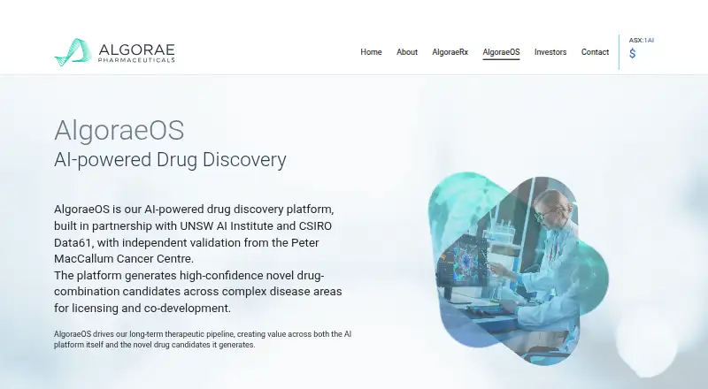 AlgoraeOS's own site