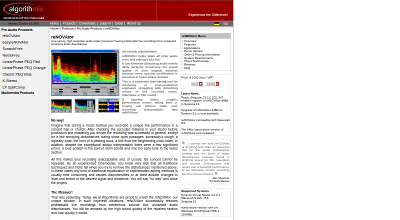 Algorithmix reNOVAtor's own site