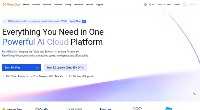 Alibaba Cloud OCR's own site