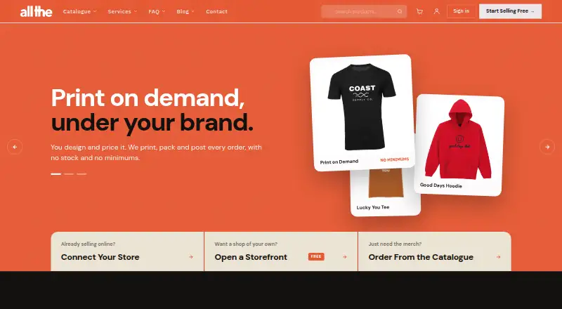 allthe's own site