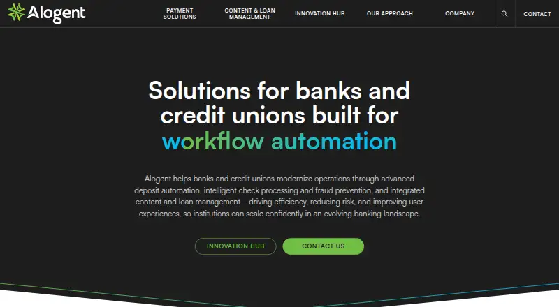 Alogent NXT's own site