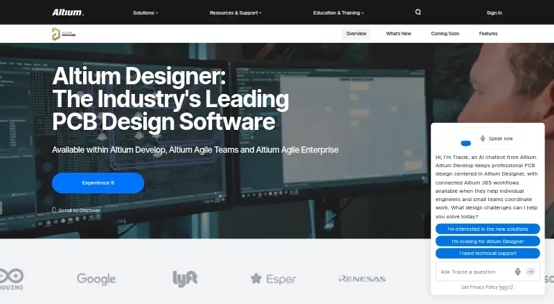 Altium Designer's own site