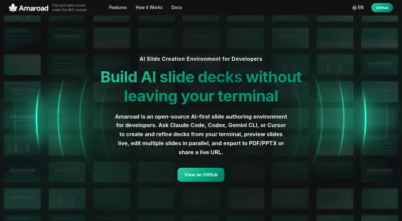 Amaroad's own site