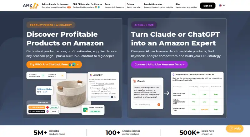 AMZScout's own site