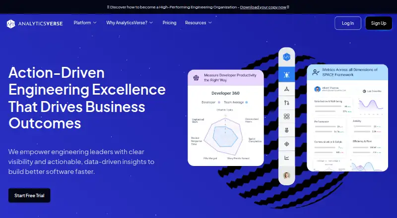 AnalyticsVerse's own site