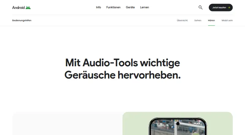 Google Live Transcribe's own site