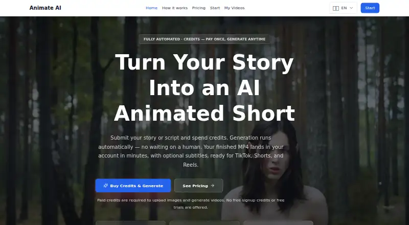 Animate AI's own site