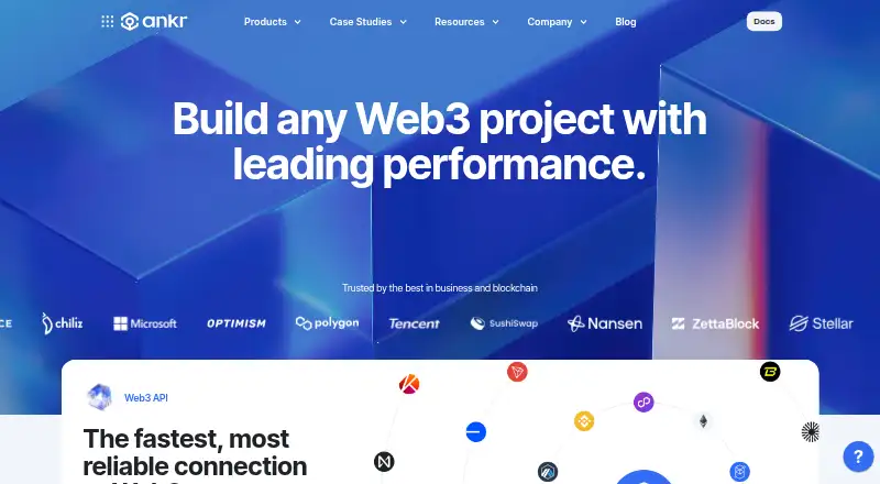 Ankr's own site