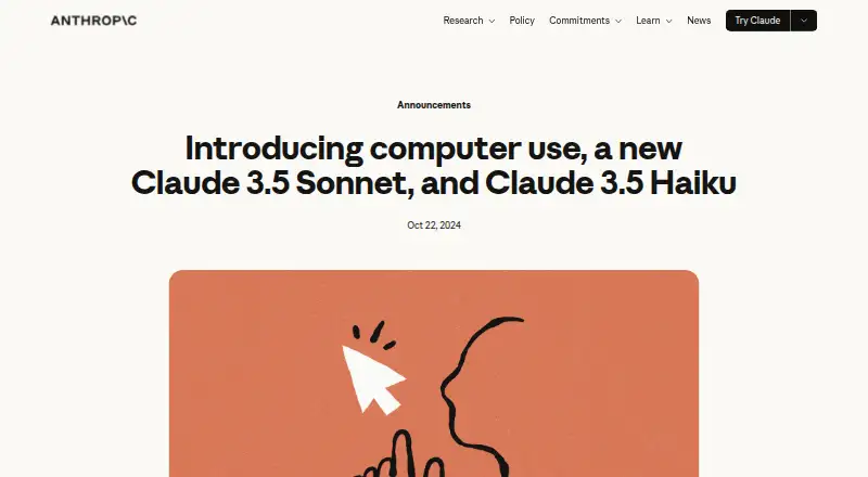 Claude Computer Use's own site