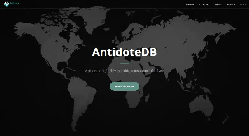 AntidoteDB's own site
