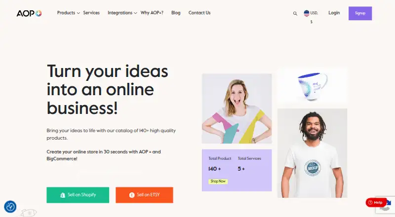 AOP+'s own site