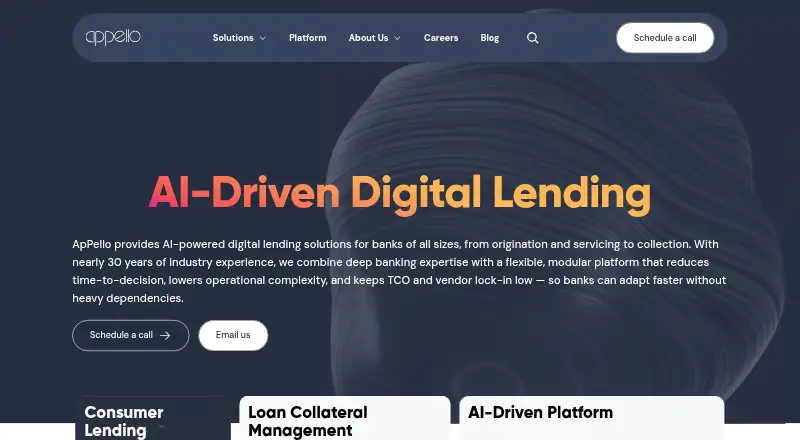 ApPello Digital Banking Platform's own site