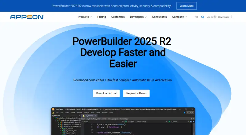 PowerBuilder's own site