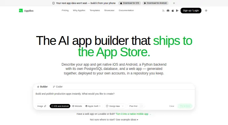Appifex's own site