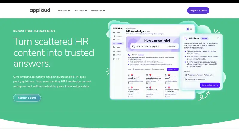Applaud Knowledge Management's own site