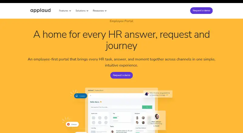 Applaud Employee Portal's own site