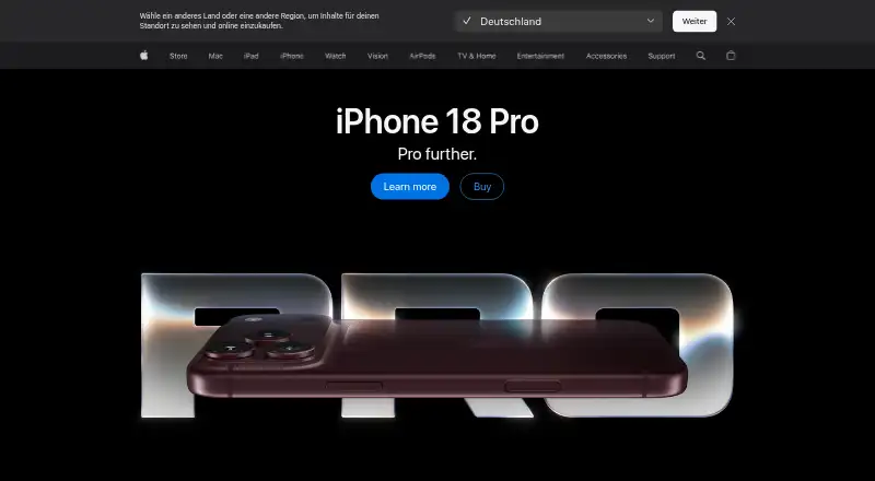 Apple Translate's own site