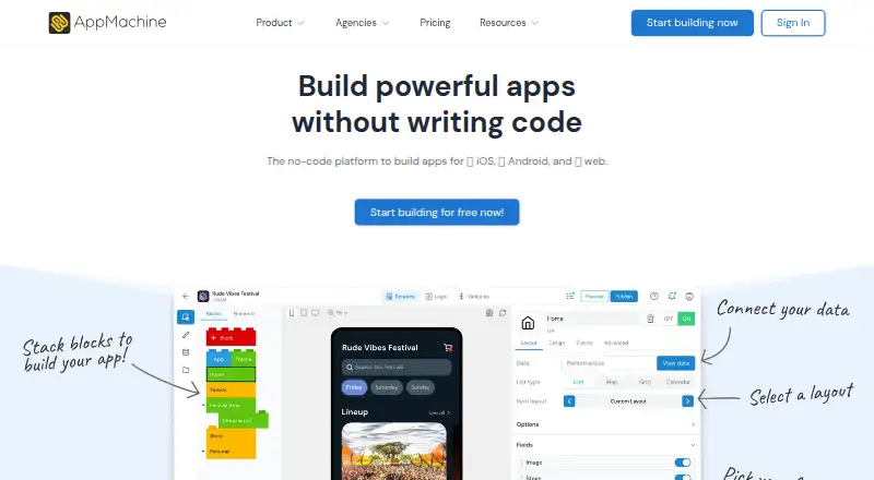 AppMachine's own site