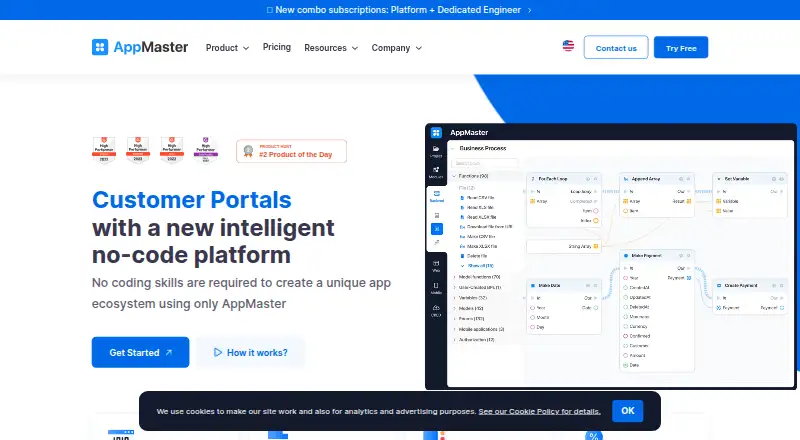 AppMaster's own site