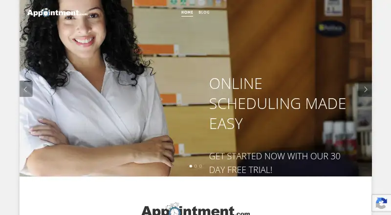 Appointment.com's own site