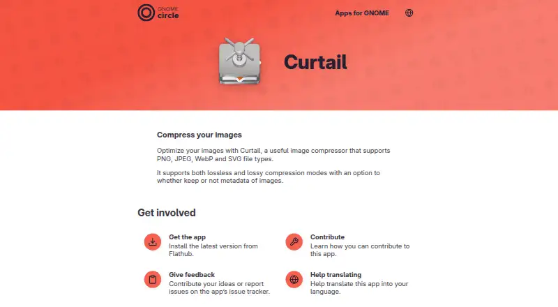 Curtail's own site