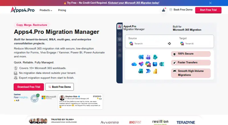 Apps4.Pro Migration Manager's own site