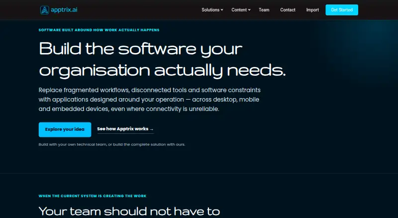 Apptrix's own site