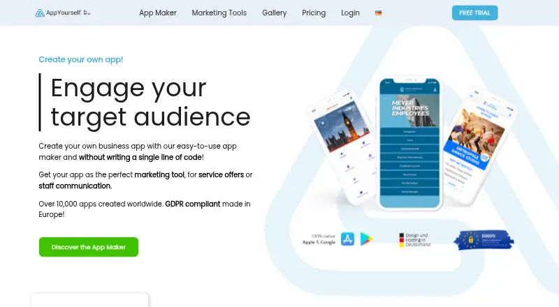 AppYourself's own site