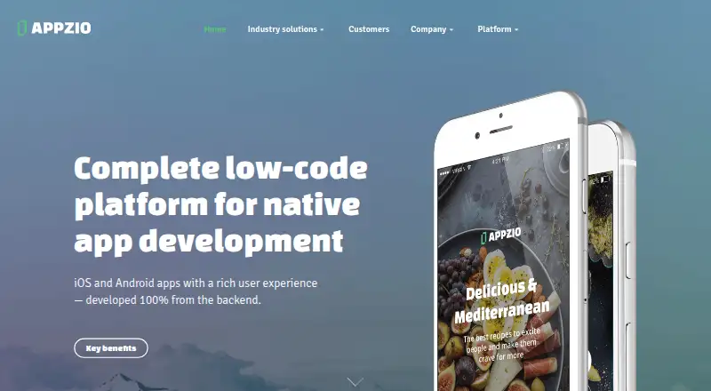 Appzio's own site