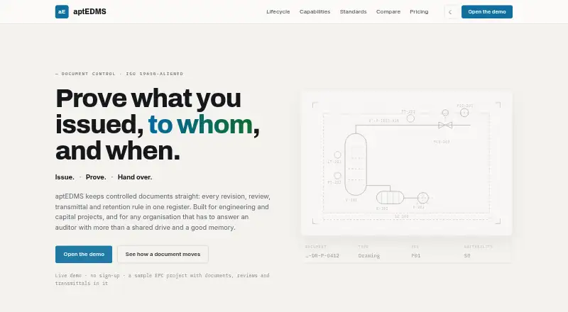aptEDMS's own site