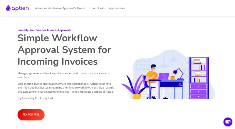 Aptien's own site