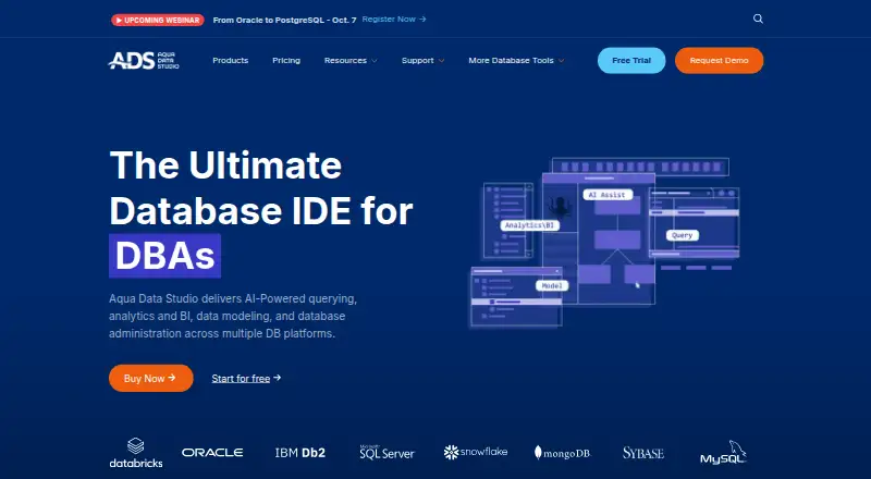 Aqua Data Studio's own site