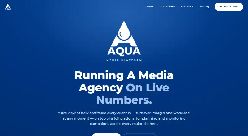 AQUA Media Platform's own site