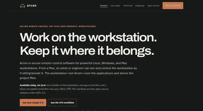Arcen's own site