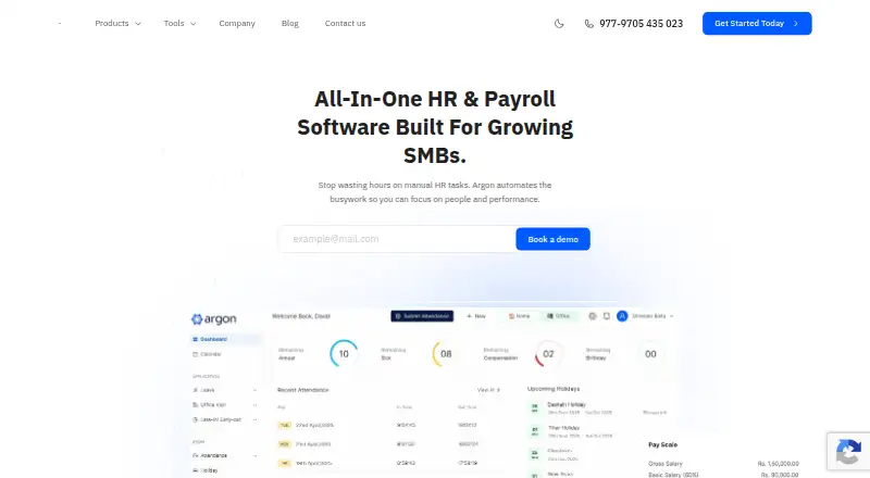 Argon HCM's own site