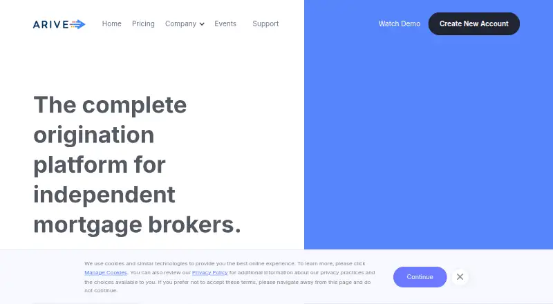 ARIVE's own site