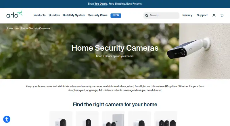Arlo Secure's own site