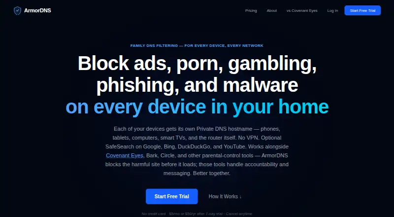 ArmorDNS's own site