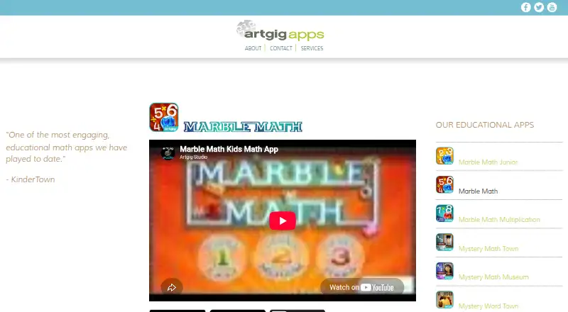 Marble Math's own site