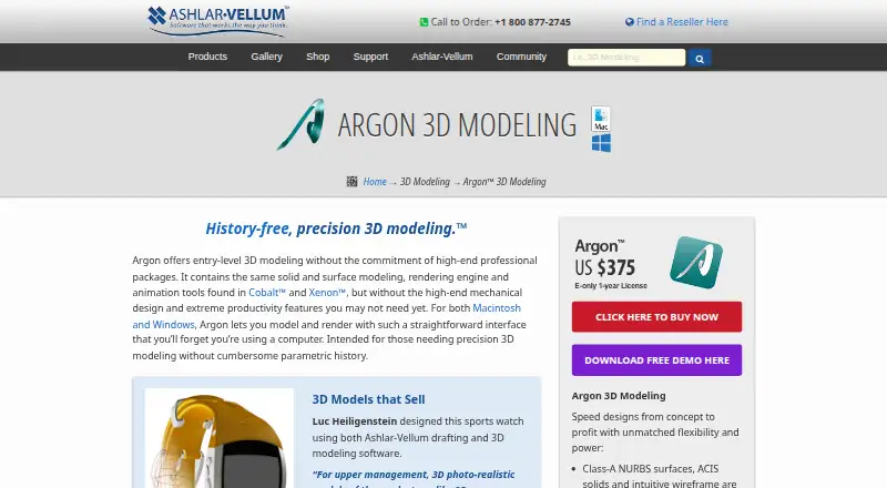 Ashlar-Vellum Argon's own site