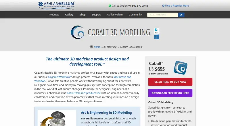 Cobalt's own site