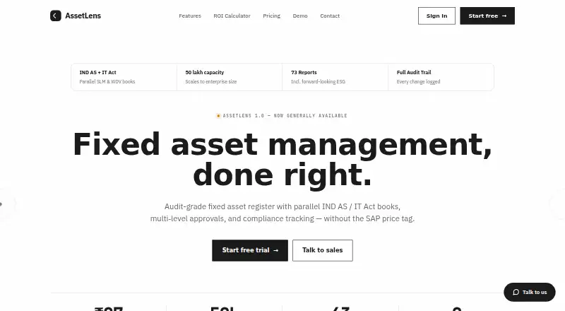 AssetLens's own site