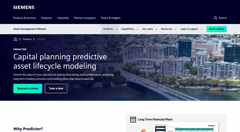 Siemens Predictor's own site