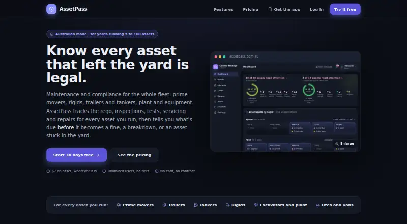 AssetPass's own site
