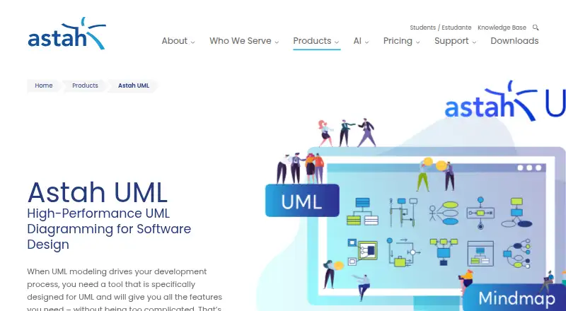 Astah UML's own site