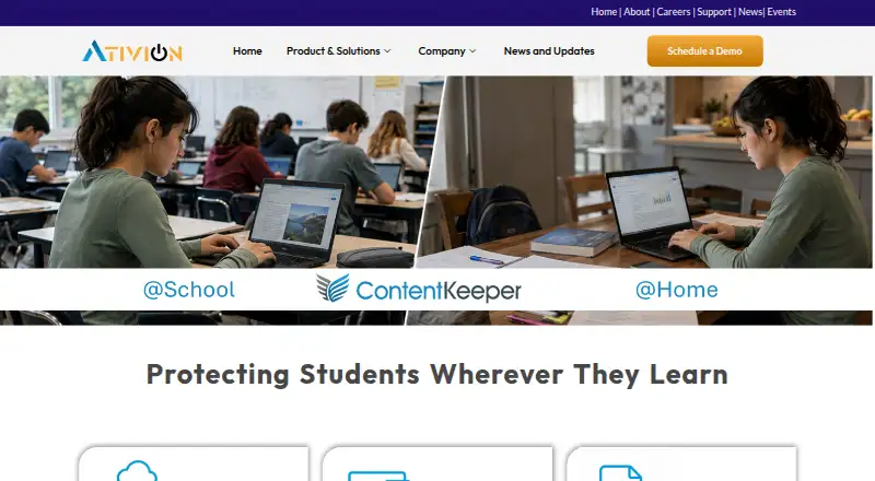 ContentKeeper's own site