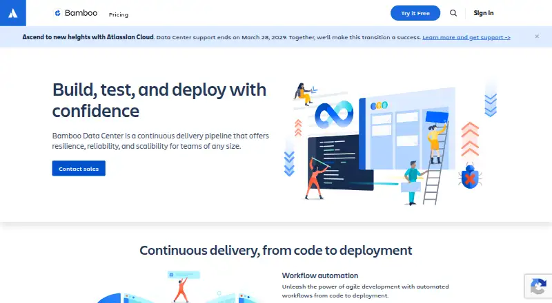 Bamboo's own site
